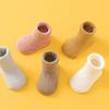 2pcs Anti Skid Toddler Socks Soft Crew Length Socks Middle Tube Design For Secure Movement On Hardwood Floors