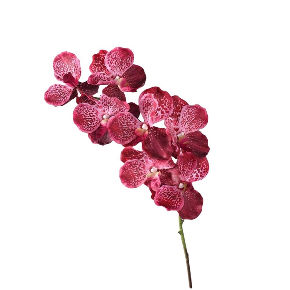 80 CM Length Artificial Orchid Flowers Moisturizing Latex Real Touch Orchids Home Decoration