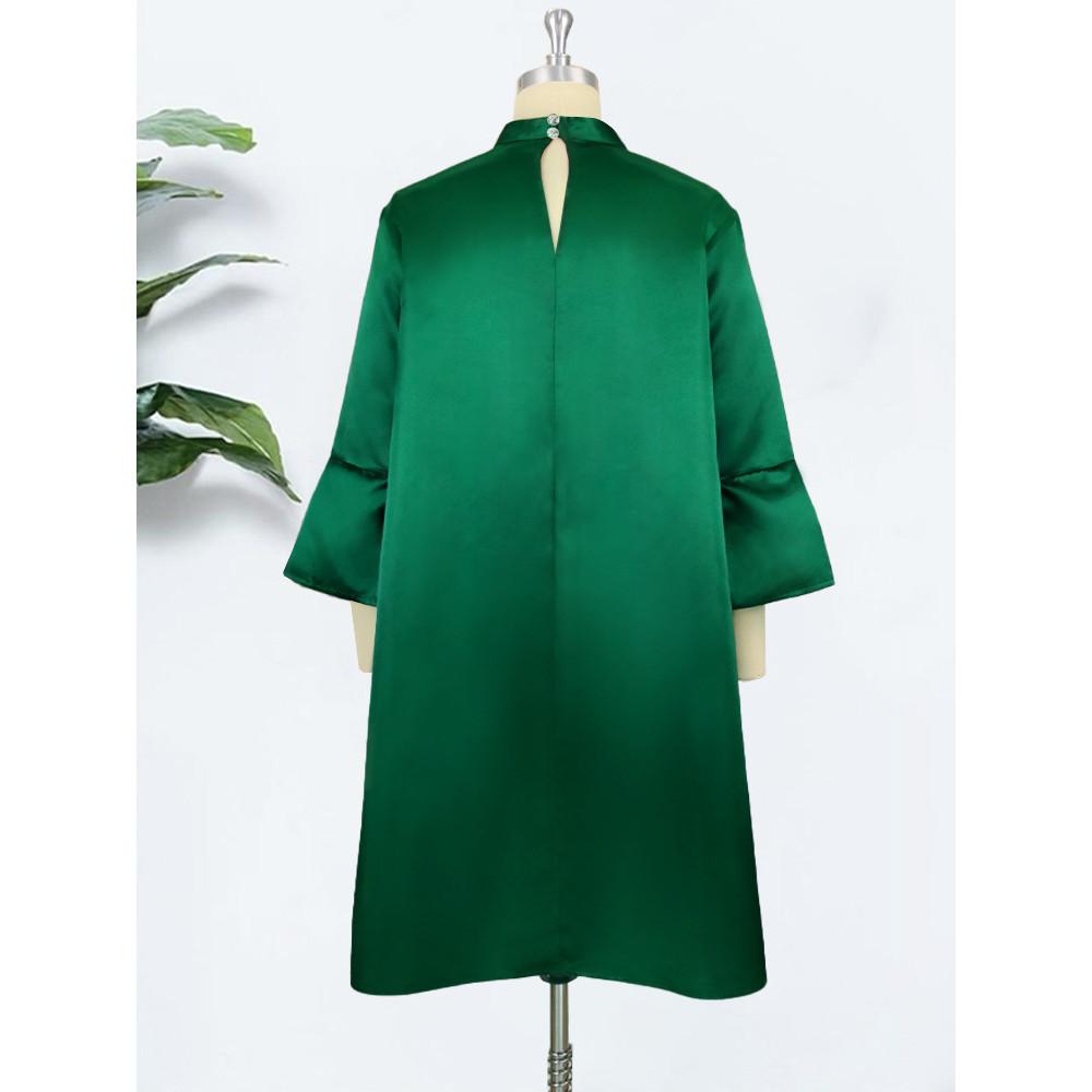 Moda Femei Elegante Maneci Lungi Mireasa Mireasa Domnioare de Onoare Nunta Midi Rochie lunga Rochii de petrecere