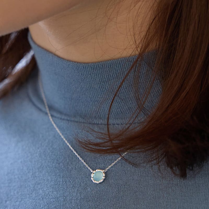 PAIGEFLYNN JEWELRY [925 Silver] New Age Pastel Necklace