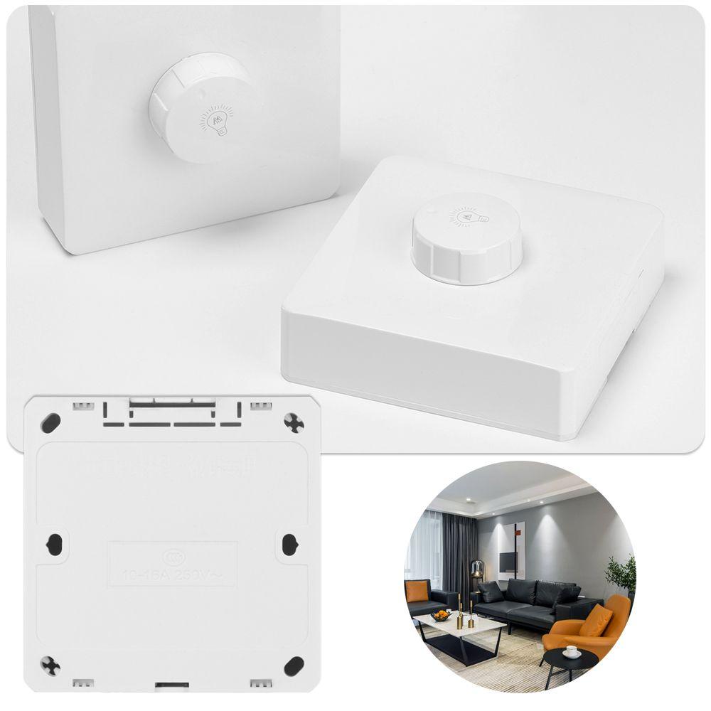 

220 В абсолютно новый регулируемый белый светильник, регулятор яркости, переключатель света, диммер