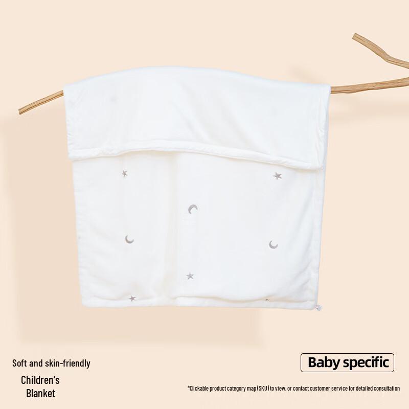 Oeny Korean Bear Embroidery Flannel Nap Blanket