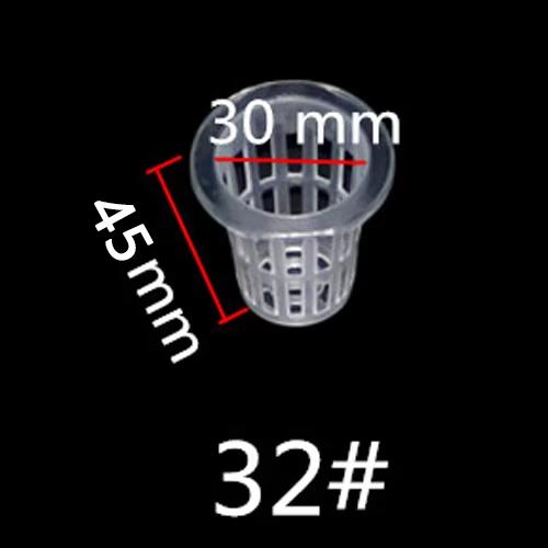 

10Pcs Hydroponic Mesh Cups Garden Aeroponic Vegetable Nursery Pot Soildless Cultivation Solution Culture Net Pot Raise Seedling
