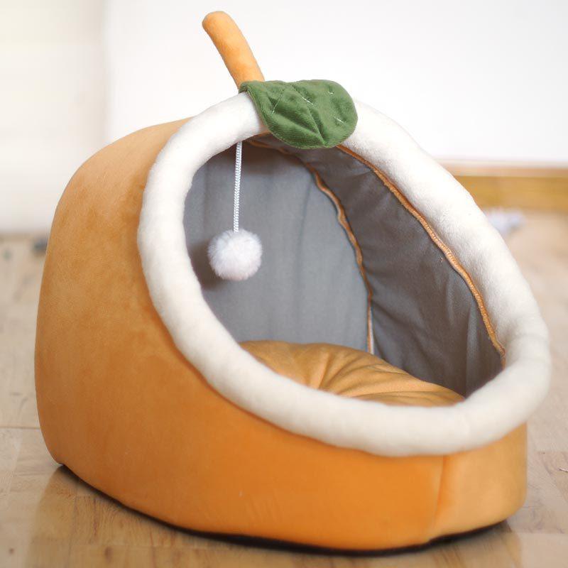 Fashion Warm Small Dog Kennel Bed Breathable Dog House Cute Slippers Shaped Dog Bed Cat Sleep Bag Foldable Washable Pet House