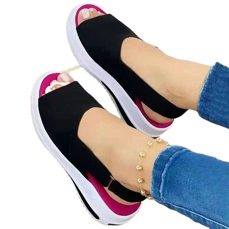 Women's 2021 Plus Size Platform Sandals - Cross-Border Style