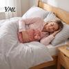 Explosion Proof Hot Water Bag 2L Bottle with Plush Cover, Pompom Drawstring Portable Bag, Winter Warm for Hands, Feet, Stomach