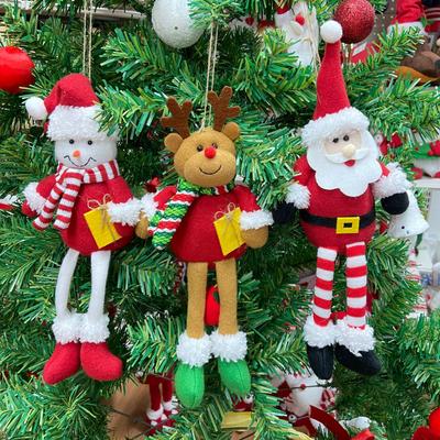 Tree Decoration Festive Reindeer Pendant Snowman Ornament Cross-Border Christmas Hanging Ornament For Festive Display Holiday