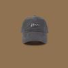Unisex Trendy Baseball Cap With Large Visor And Text Print In Colors Multiple