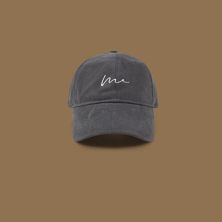 Unisex Trendy Baseball Cap With Large Visor And Text Print In Colors Multiple