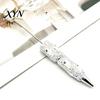 Rhinestone Writing Pen Beadable Pen, Glitter Plastic Beaded Halloween Pumpkin Ghost Skull DIY Set Gel Ink for Craft Making, School Office Supplies