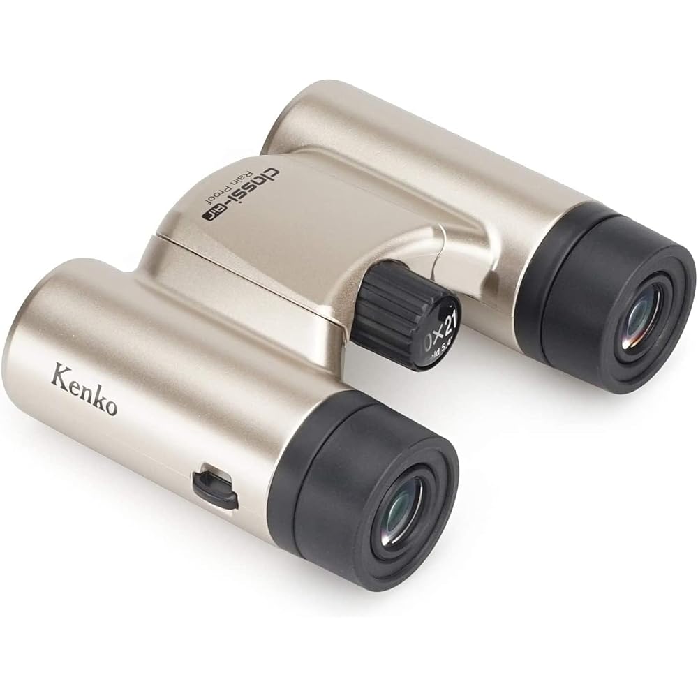 Kenko Classi-air 10x21DH Binoculars for Concerts, Roof Prism Type, 10x Magnification, 21mm Objective Lens, Ultra-Lightweight, Compact, Multi-Coated, G
