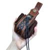 Faux Leather Medieval Belt Bag PU Drawstring Pouch Nordic Portable Coin Purse  Performance Props