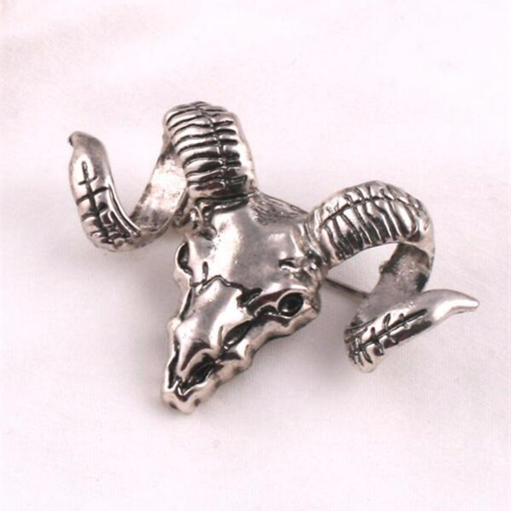 Vintage Badge Metal Luxury Exquisite Sheep Brooch Suit Accessories British Style Brooch Man Pins