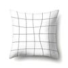 Polyester Pillowcase Black and White Printed Pillowcase Waist Cushion Cover Geometric Cushion Head Cushion Cover
