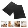 10 stycken matta plastark A4 0,5x210x297 mm DIY-hantverksmaterial flamskyddade PP-paneler för dekoration skärbara lätta