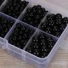 1380pcs All Black Doll Eyes 3-8mm Animal Doll Toy Doll Accessories Plastic Eyes  Doll Making
