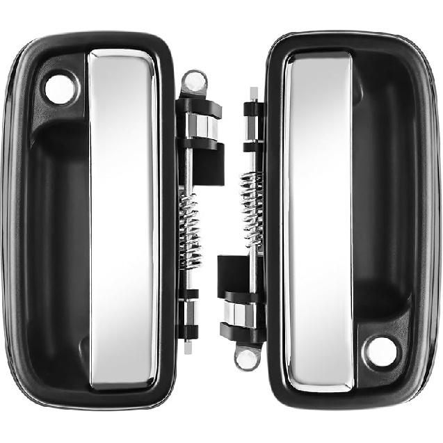 FAERSI 2pcs Outside Exterior Door Handles Front Left Driver Side & Right Passenger Side Fit for 1995 1996 1997 1998 1999 2000 2001 2002 2003 2004