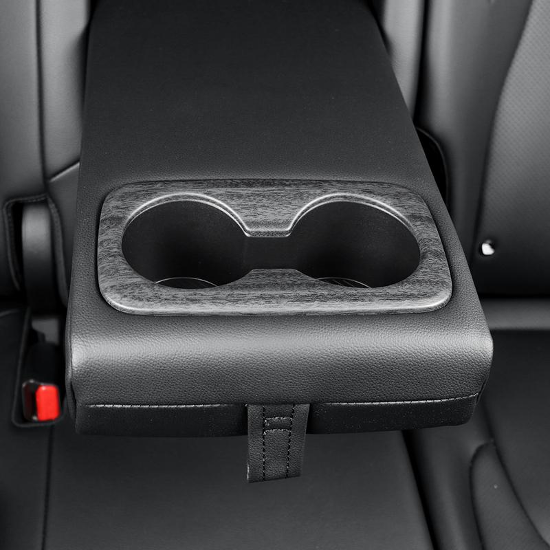 For Kia Sportage NQ5 -2026/For Hyundai Tucson -2024 Carbon Fiber Rear Row Water Cup Cover Trim Interior Accessories