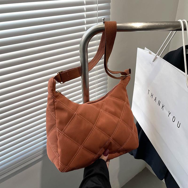 Versatile Spring Fashion Women's Casual Oxford Cloth Crossbody Dumpling Bag