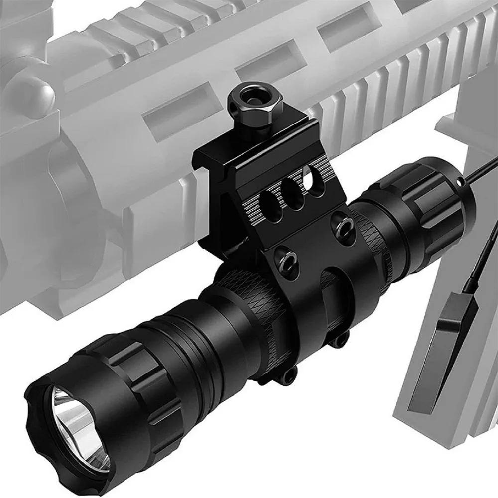 Hunting Under-barrel Tactical Flashlight. Green Light.