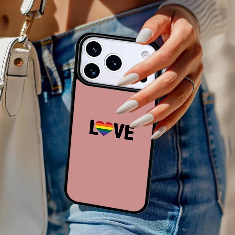 Gay Pride Flag LGBT Phone Case For iPhone 17 Air 14 15 13 12 Max Cover For Apple 14 15 16 16e 11 Pro Max Plus Coque