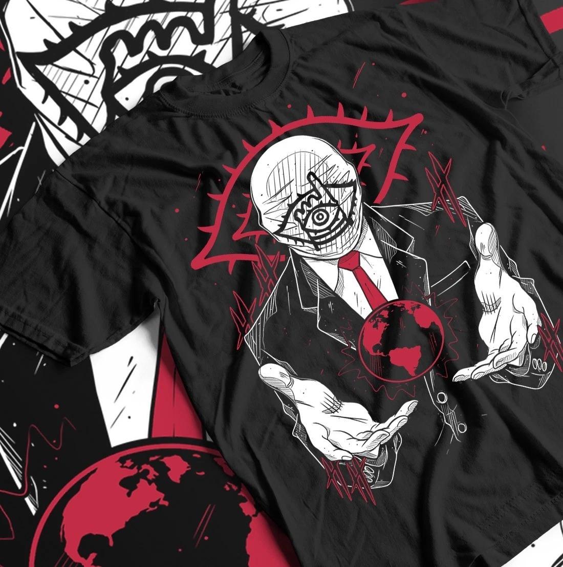 Футболка с персонажами из аниме 20th Century Boys Наоки Урасавы, Унисекс, Мягкая, Все размеры, Для мальчиков S