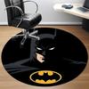 1pc Batman Logo Office Round Area Rug, Under Office Chairs Bedroom Living Room Home Decor, Room Deco, Available in Various Sizes095