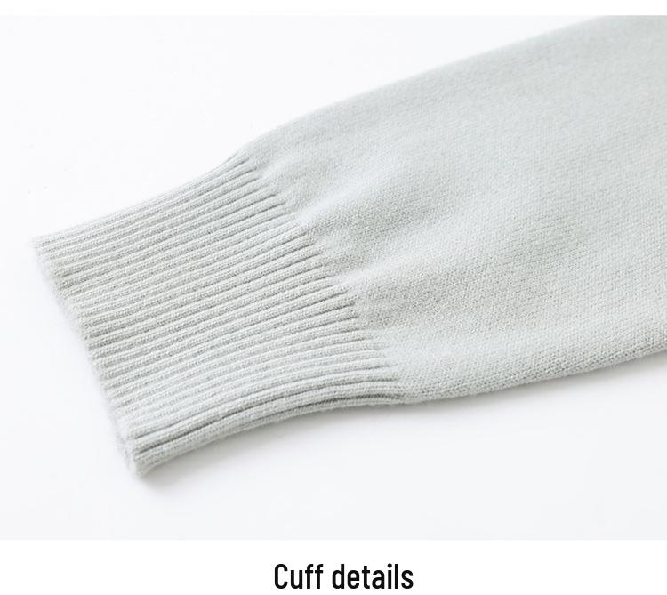 2026 Spring V-Neck Sweater for Middle-Aged & Elderly Women – Stylish Knit Top