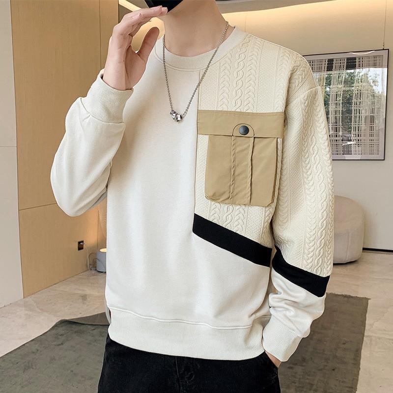 New Spring Sweatshirts for Men In Spring and Autumn Trendy Loose Autumn Outfits with Outerwear for Students