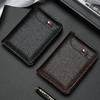 Luxury Genuine Leather Card Holder for Men & Women: Slim, Textured, and High-End Design