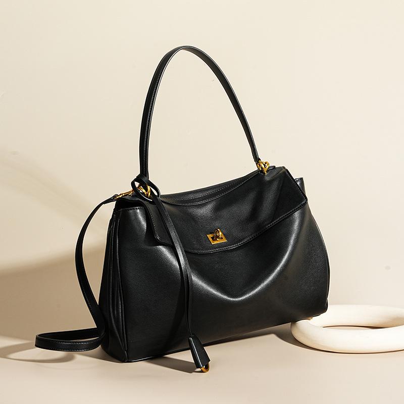 2025 Women's High-End Large Capacity Cowhide Crossbody Tote Bag