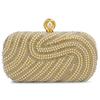 Pearl Beaded Clutch Purses For Women Wedding Bridal Small Handbag Clutches Shoulder Bags Full Beaded Party Prom Top-Handle Bag