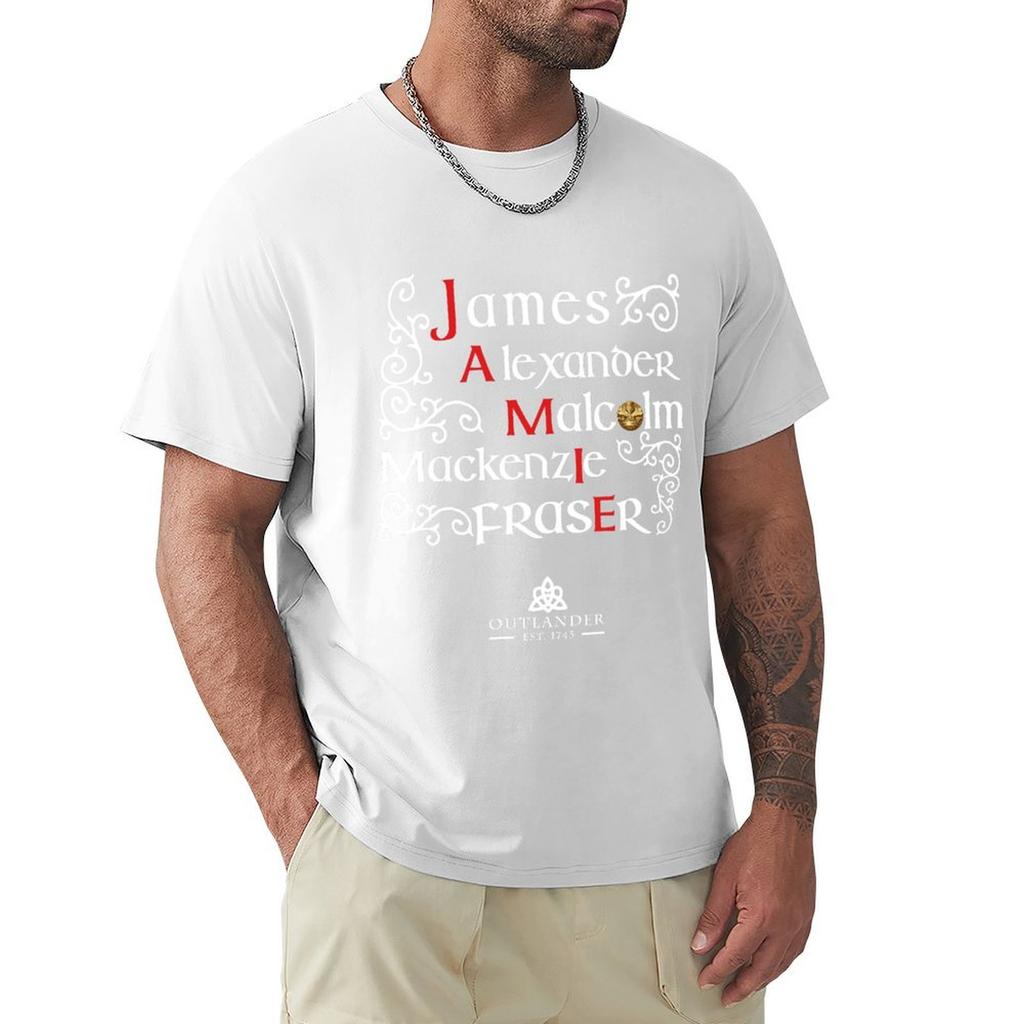 Outlander Jamie Tshirt Breathable Gym Short Sleeve Tshirt