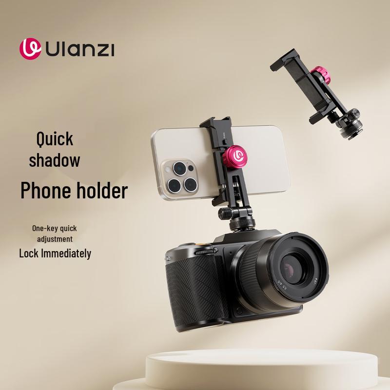 Ulanzi MA61 Rotating Phone Clamp with Cold/Hot Shoe