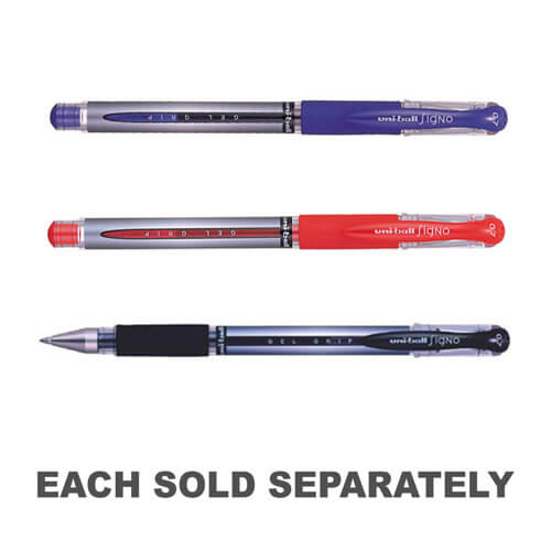 Uni-Ball Signo Gel Grip Gel Pen Fine (Box of 12)