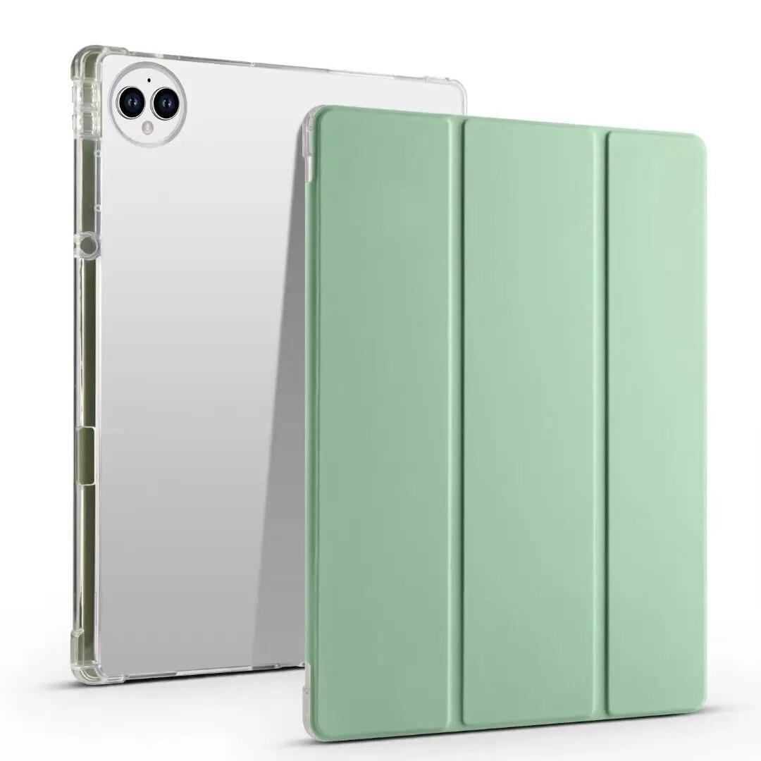 

Кожаный чехол для Huawei MatePad Pro 13.2, чехол с держателем для карандашей, прозрачный мягкий чехол для Huawei MatePad Pro 13 2, чехол PCE-W30, чехол для планшета MatePad Pro 13.2 мятный зеленый