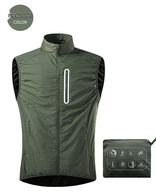 Men's Summer Ice Silk Sun Protection Vest - Lightweight, Breathable, Casual