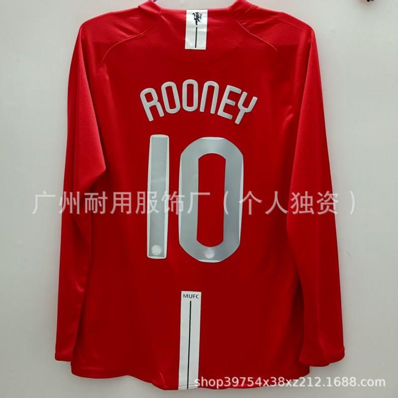 Retro Man L Red Devils Jersey No. 7 Replica Commemorative Edition Football