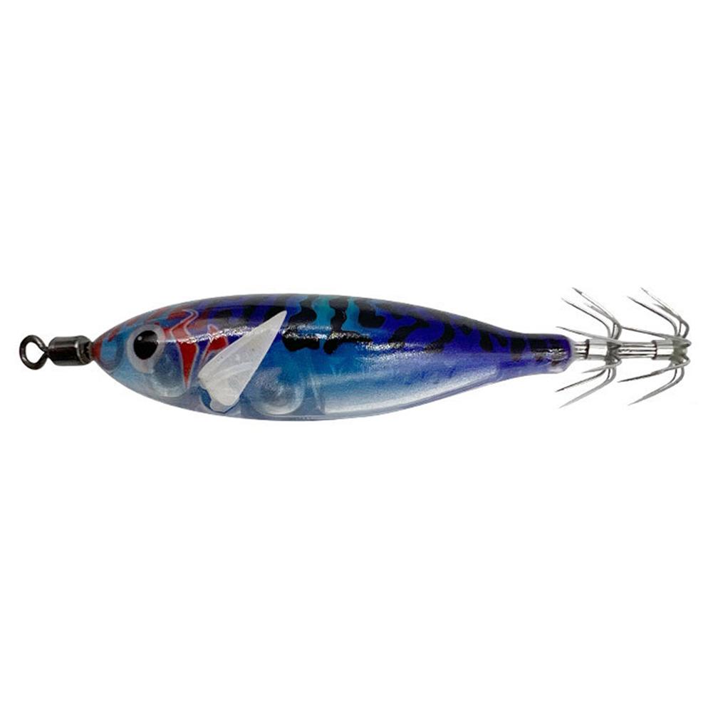 5.7g/8cm Cuttlefish Attracting Lure Double Hook Squid Jig Baits Glow In The Dark Octopus Bait for Saltwater Freshwater