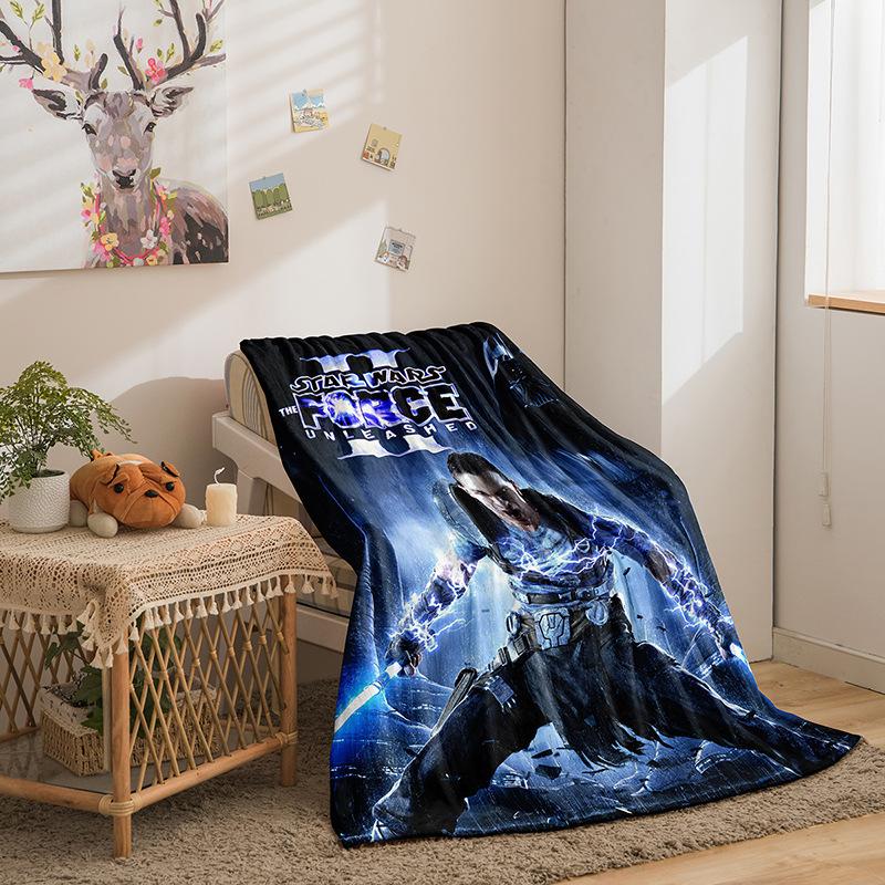 Column Double-Sided Flannel 3D Digital Printed Blanket Blanket