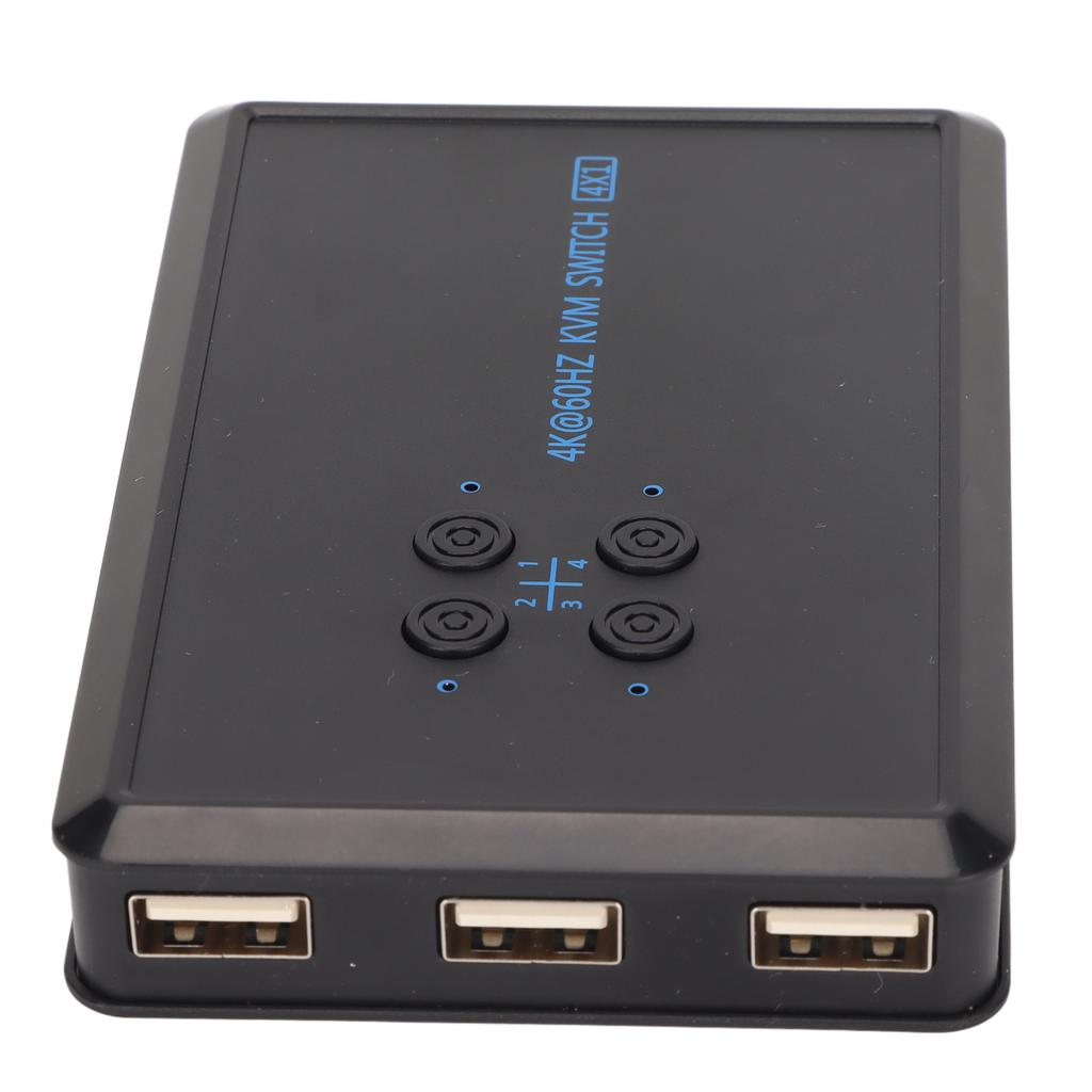 Przełącznik KVM Interfejs Multimedialny Wysokiej Rozdzielczości 2.0 4K Wysoka Kompatybilność Łatwa Instalacja