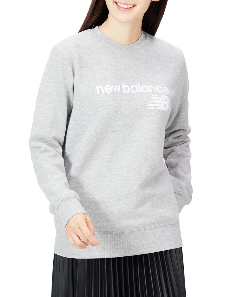Exclusive SuperCore Core Fleece Crew WT03811 Athletic Gray S [New Balance] Co.jp Women's (AG)