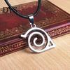 Unique Unisex Metal Anime Naruto Logo Pendant Necklace Cosplay Hokage Accessory