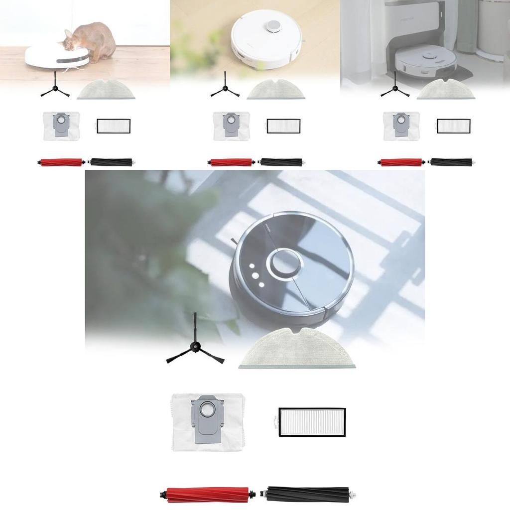 For Robot Vacuum Replacement Accessories For Q5 Pro Q8 Max Dust Bag Filter Cloth Main Brush