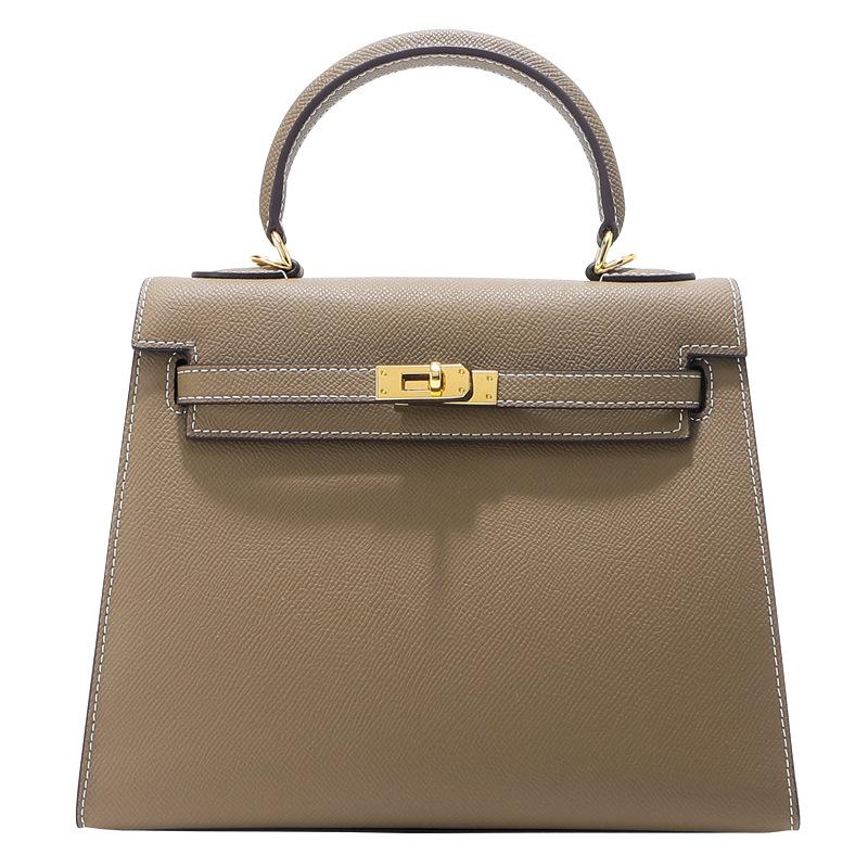 The second generation KL messenger bag light luxury cowhide high-end leather women's commuting versatile fashion shoulder handbag bag