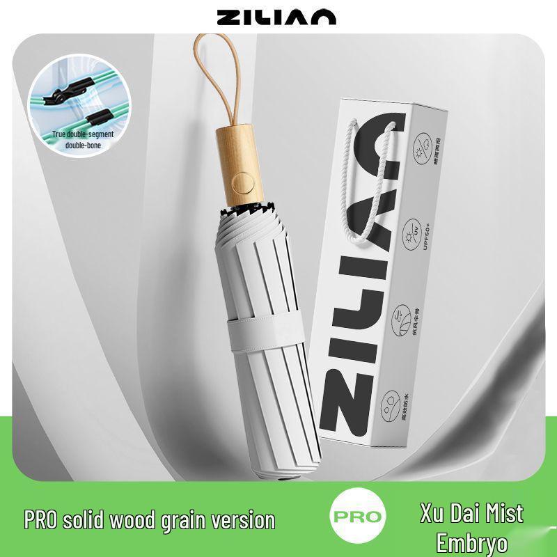 Fully Automatic Double Umbrella: Windproof, Reinforced, Travel Sunshade for Two.