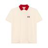 GUCCI Men Contrast Collar Logo Short Sleeve Polo Navy 574086-XJA6C-9244