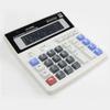 Solar Calculator Dual Power Supply Ds-200ml 12 Digits Electronic Calculator Office Supplies For Office School Accounting Tools