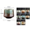 1 szt. Retro japoński styl ceramiczny kubek do kawy grube ceramiczne kubki do wody ceramika popołudniowa herbata kubek do herbaty śniadanie kubek do mleka 200 ml