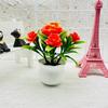 Rose Simulated Flower Arrangement Durable Foam Material For Office Decor Home